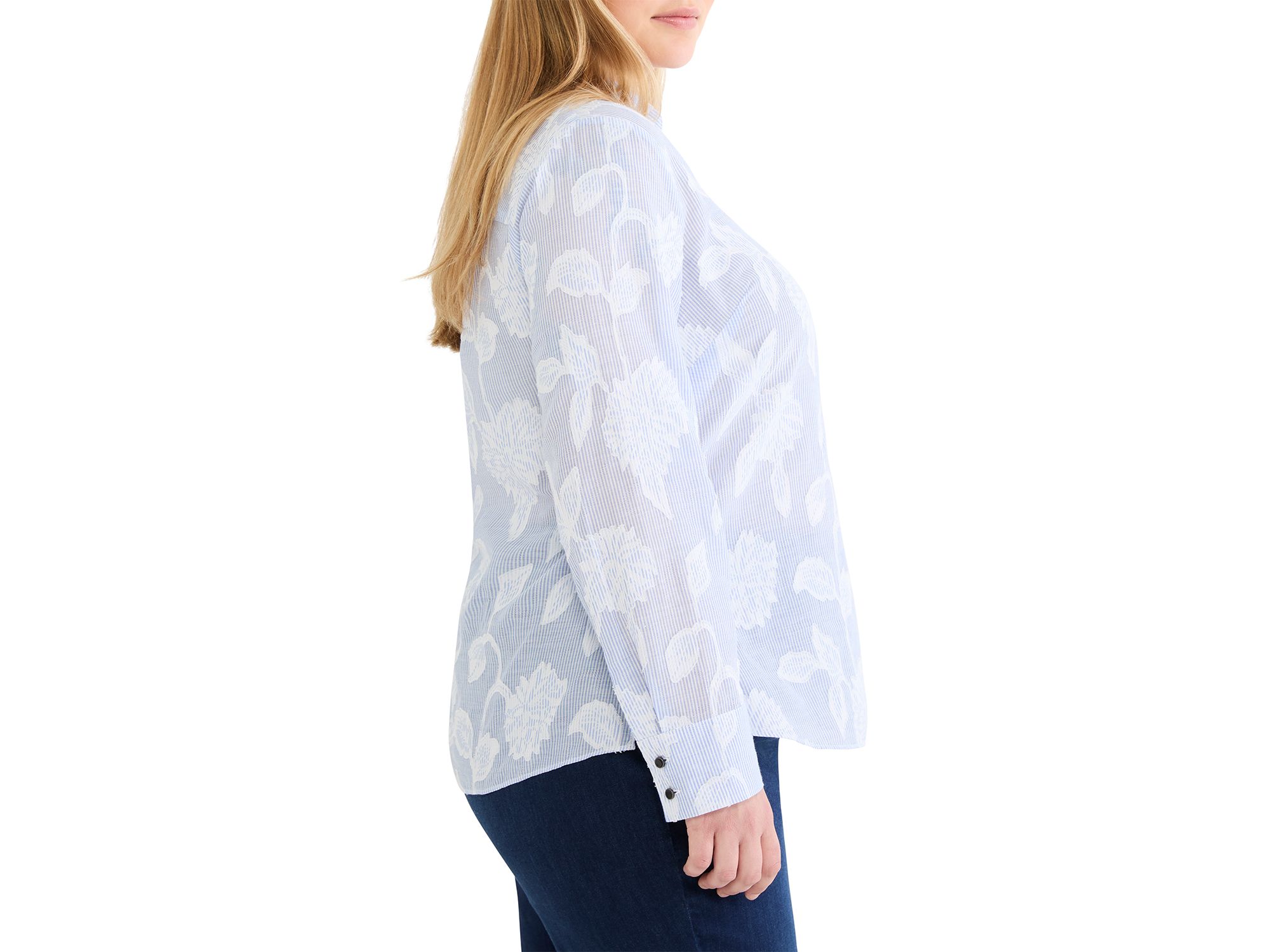 Floral Jacquard Top — Image 3