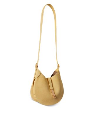 Polo ID Small Suede Shoulder Bag 