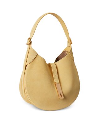 Polo ID Small Suede Shoulder Bag 