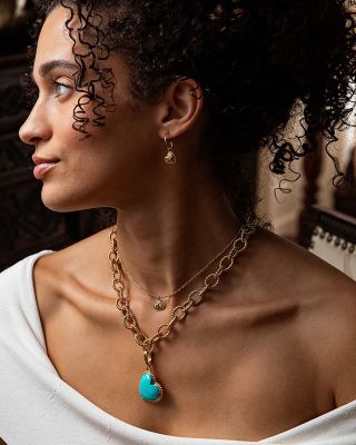 Love Turquoise Heart Charm 