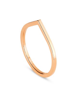 18K Gold Antifer V Shaped Band