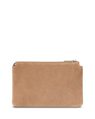 Elita Suede Pouch Clutch