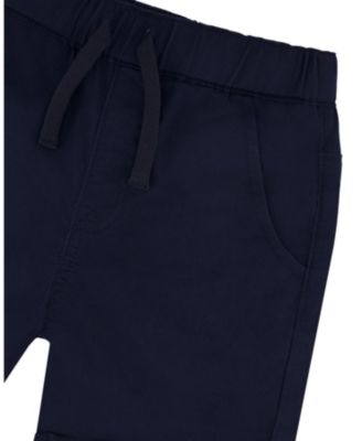 Boys' Folded Hems Stretch Twill Shorts - Baby