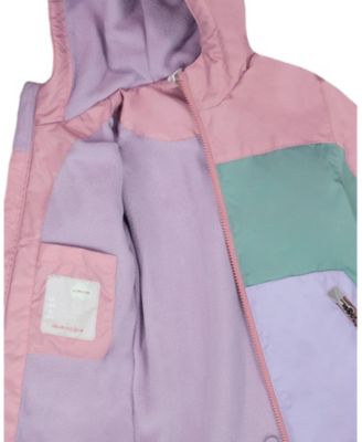 Girls' Two-Piece Mid-Season Colorblock Outerwear Set - Little Kid