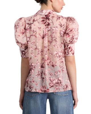 Willa Scrunched Puff Sleeve Blouse