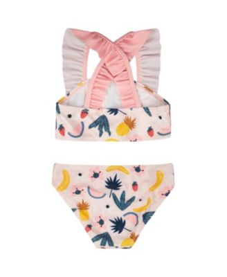 Girls' Two-Piece Ruffle Fruits Swimsuit - Big Kid