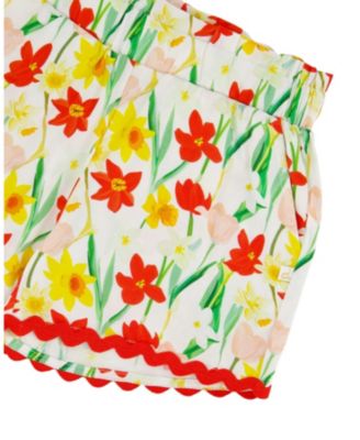 Girls' Viscose Daffodil Shorts - Little Kid