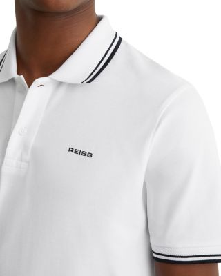 Short Sleeve Pique Logo Polo Shirt