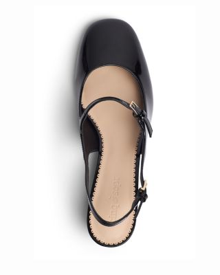 Women's Diana Patent Mary Jane Slingback Pumps