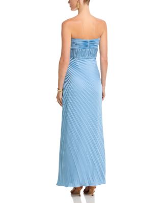 Joyceanne Pliss&eacute; Gown