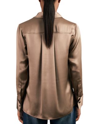 Ameira Silk Satin Shirt