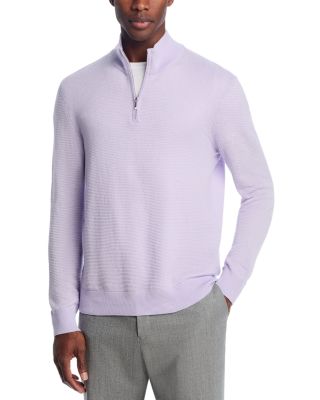 Quarter Zip Mock Neck Sweater