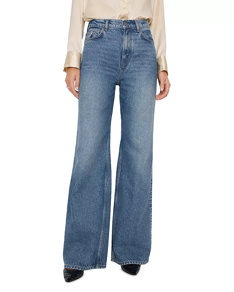Reformation Cary High Rise Slouchy Wide Leg Jeans in Colorado