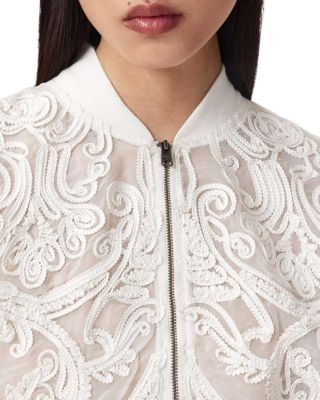 Jade Embellished Bomber Jacket