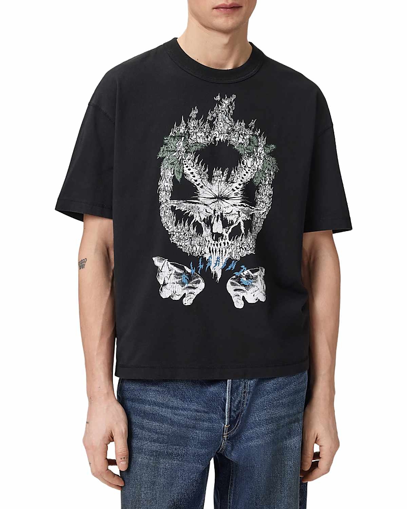 Allsaints Palm Ripper Summer Tour Graphic T-Shirt