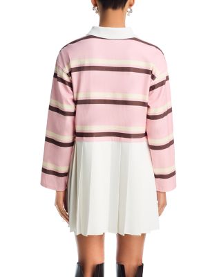 Multi Stripe Layered Mini Dress - Exclusive