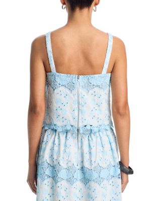 Embroidered Top & Midi Skirt - Exclusive