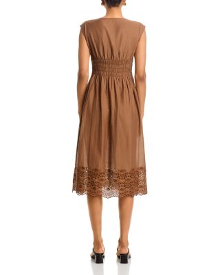Roxanne Embroidered Hem Dress
