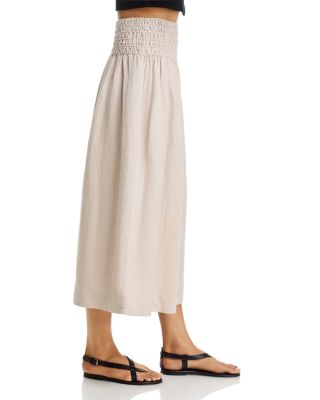 Alessa Linen Midi Skirt