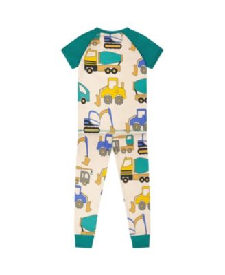  Boys' Organic Cotton Truck Print Two-Piece Pyjama Set - Baby