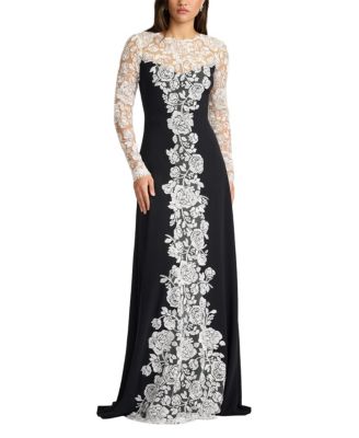  Kalico Embroidered Illusion Gown