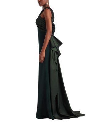  Caro Cascading Halter Gown