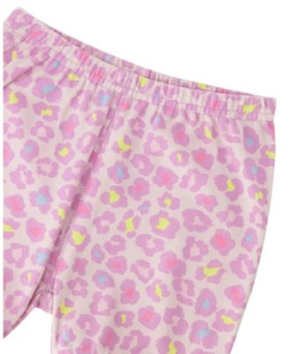  Girls' Organic Cotton Animal Two-Piece Pajama Set - Little Kid