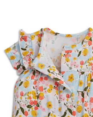 Girls' Seraphina Flutter Sleeve Bubble Romper - Baby