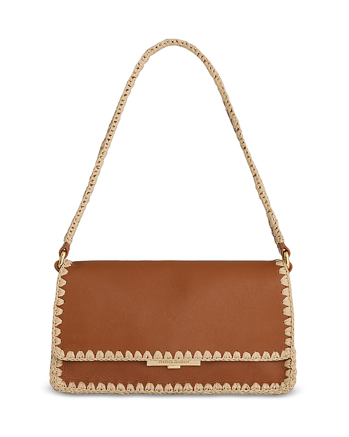 Rebecca Minkoff Berkley Medium Stitched Leather Shoulder Bag