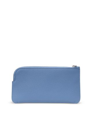 Zippy Leather Wristlet