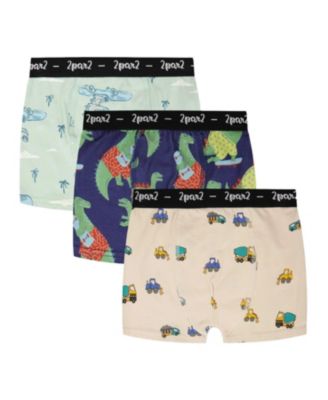 Boys' Organic Cotton Adventure Boxers Pack Of 3 - Little Kid, Big Kid