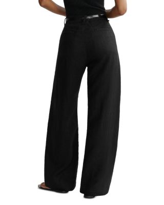 Taylor Relaxed Barrel High Rise Linen Pants