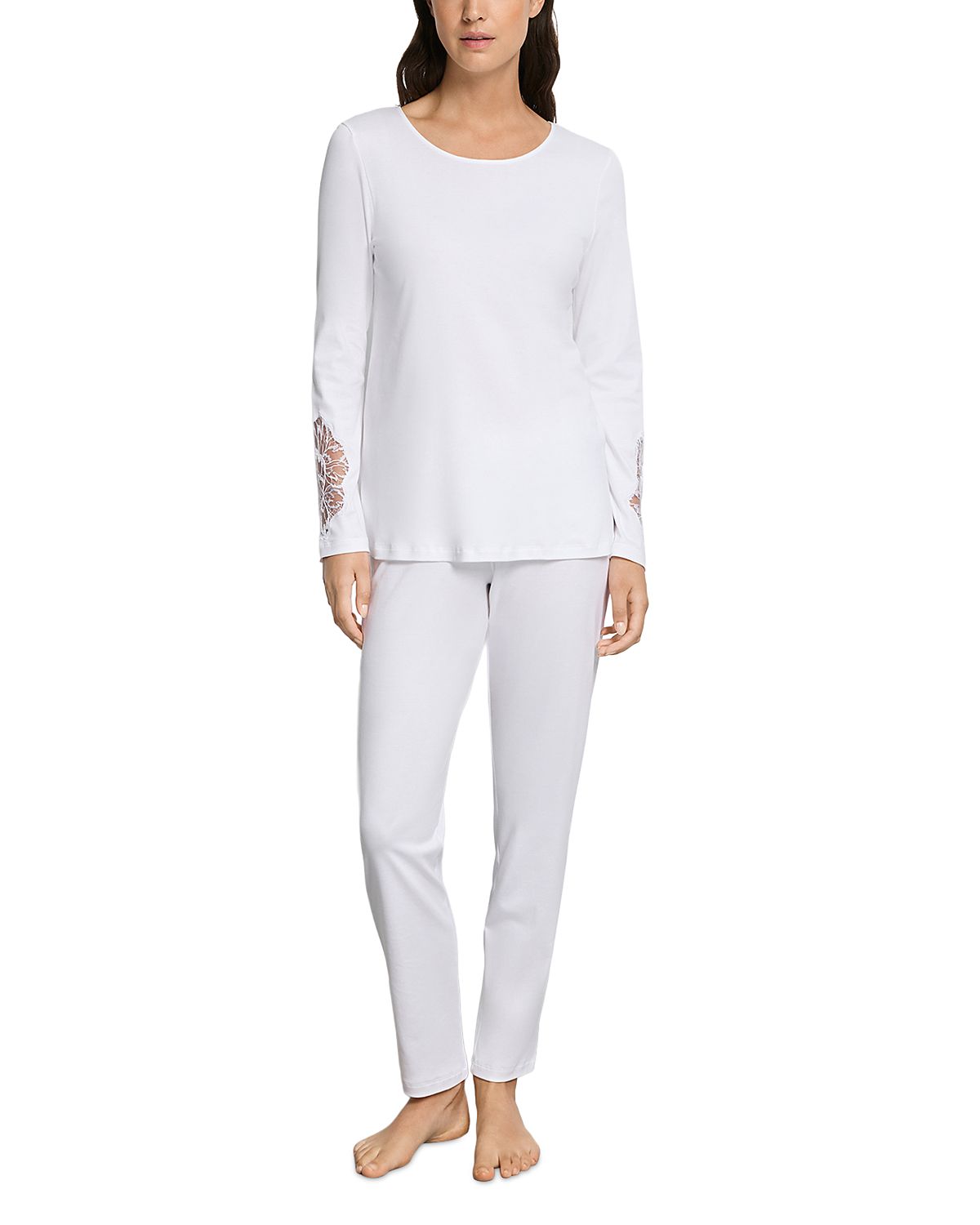 Hanro Belen Top & Pants Pajama Set