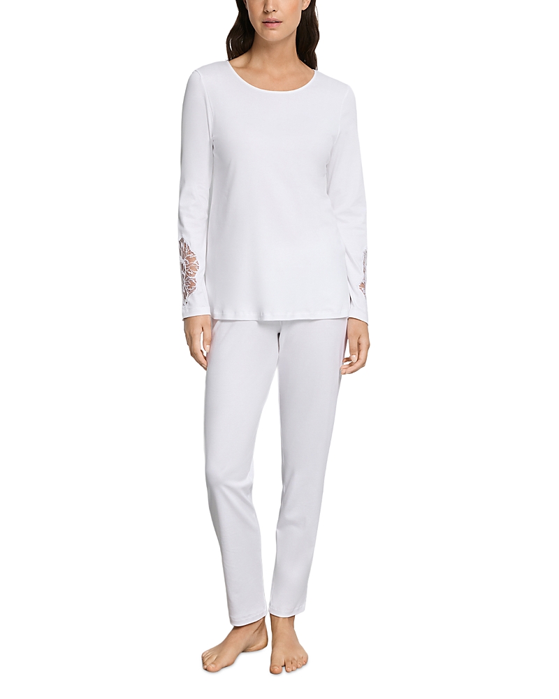 Hanro Belen Top & Pants Pajama Set
