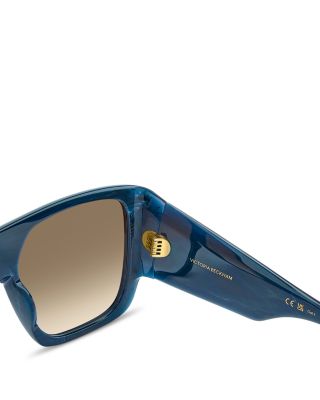 Square Flat Top Sunglasses, 60mm
