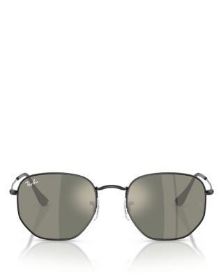 Hexagonal Geometric Sunglasses, 54mm