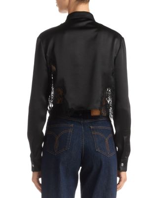 Informal Washed Techno Satin Shirt