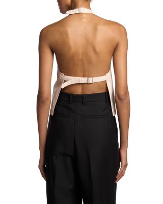 Clean Backless Halter Top