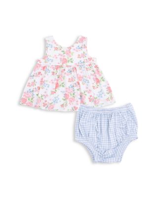 Girls' Cute Little Roses Dress with & Bloomers Set - Baby 