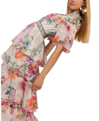  Itzayana Chiffon Maxi Dress