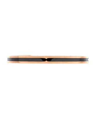  B.Zero1 Cuff Bracelet 18K Rose Gold and Coated Stainless Steel