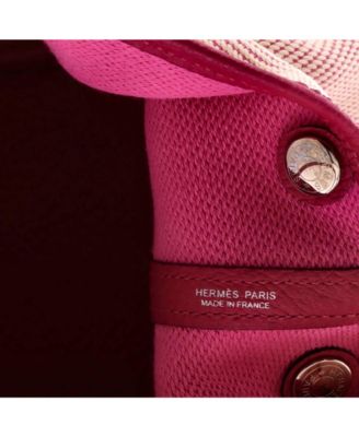 30 Garden Party Tote Toile and Leather