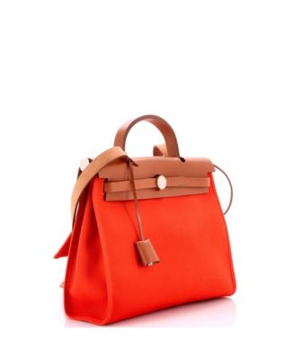 31 Herbag Zip Leather and Toile