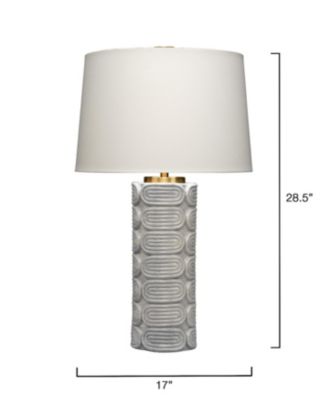 Wright Ceramic Table Lamp with Linen Shade