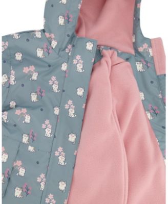 Girls' Two-Piece Mid-Season Cat Outerwear Set - Little Kid