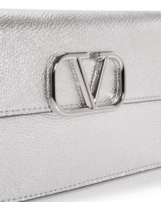 VLogo Leather Wallet on Chain