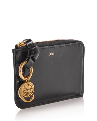 Alphabet Small Leather Zip Wallet