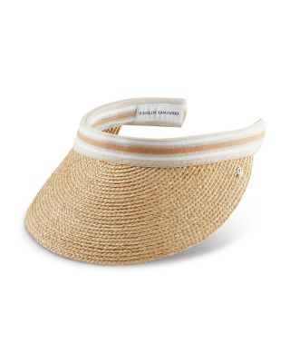 Bianca Raffia Visor
