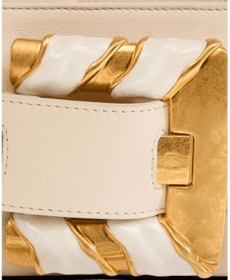  Anthem Lambskin and Enamel Clutch