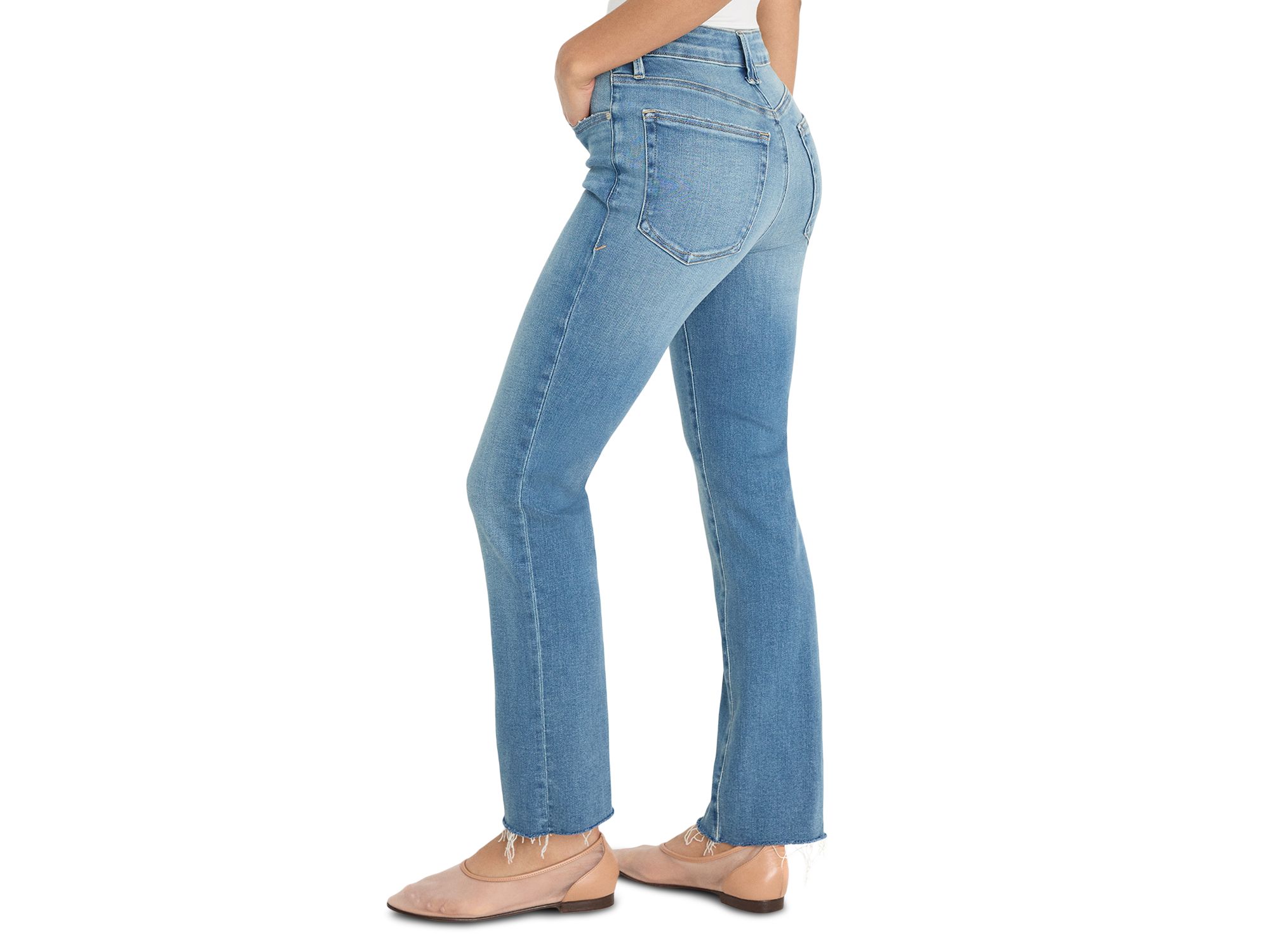 Soft Tech Good Legs High Rise Straight Leg Jeans in — Image 3